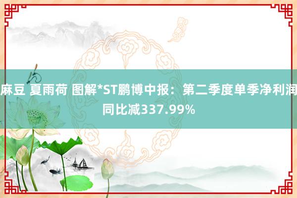 麻豆 夏雨荷 图解*ST鹏博中报:第二季度单季净利润同比减337.99%