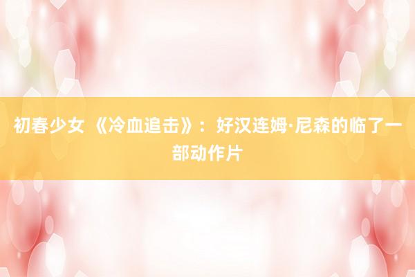 初春少女 《冷血追击》：好汉连姆·尼森的临了一部动作片